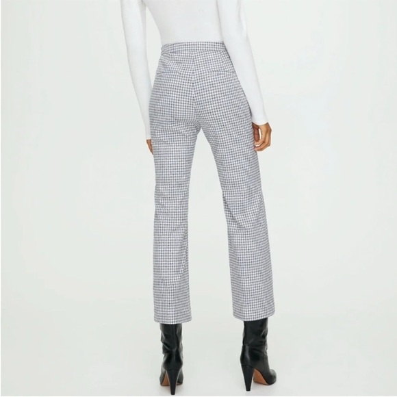 ARITZIA WILFRED Kick Flare Gingham Pants Size 2 - Picture 3 of 12